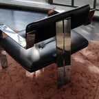 Chaise n°1 - Cuir noir