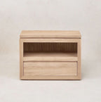 Table de chevet Sofita en bois - Chêne blanc