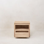 Table de chevet Sofita en bois - Chêne blanc