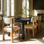 Table à manger rectangulaire Topa Topa - Noir - 90