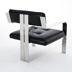 Chaise n°1 - Cuir noir