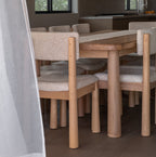 Topa Table de salle à manger rectangulaire Topa - Naturel