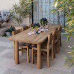 Chaise de salle à manger Nonna - Chêne chaud
