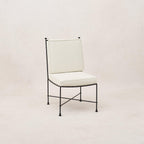 Chaise de salle à manger d'extérieur sans accoudoirs Provence - Boucle