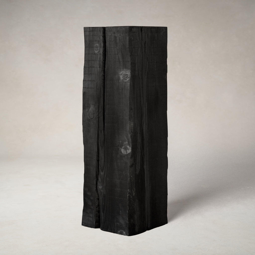 Piédestal de sculpture au fusain - Grand