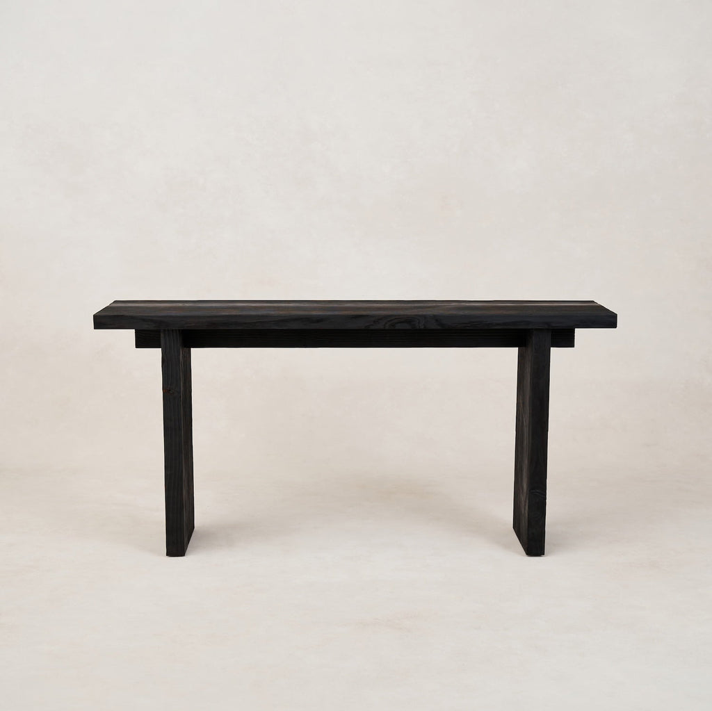 Console d'entrée Shou Sugi Ban