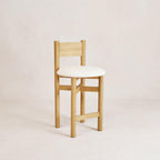 Tabouret de bar Teddy - Chêne chaud