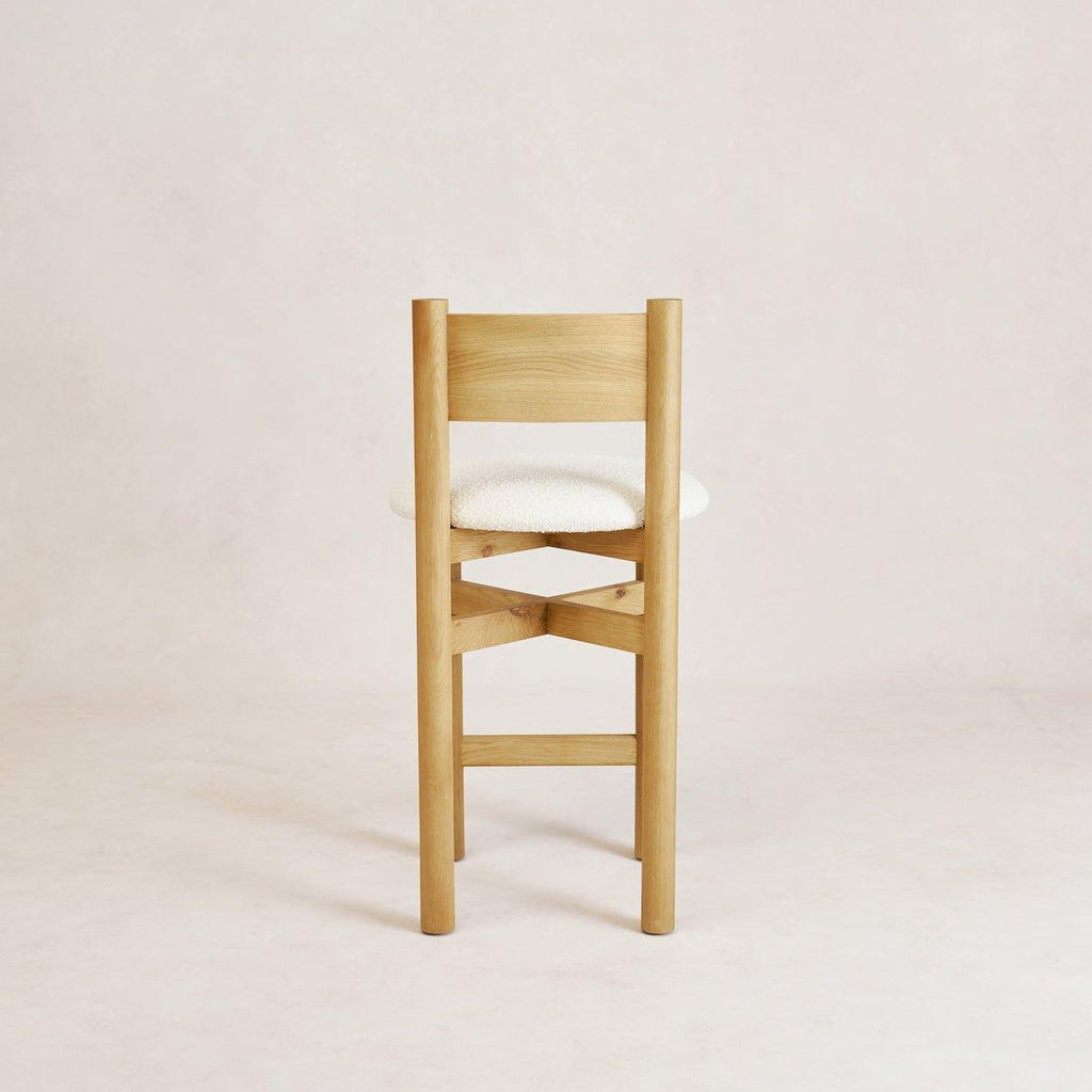 Tabouret de bar Teddy - Chêne chaud