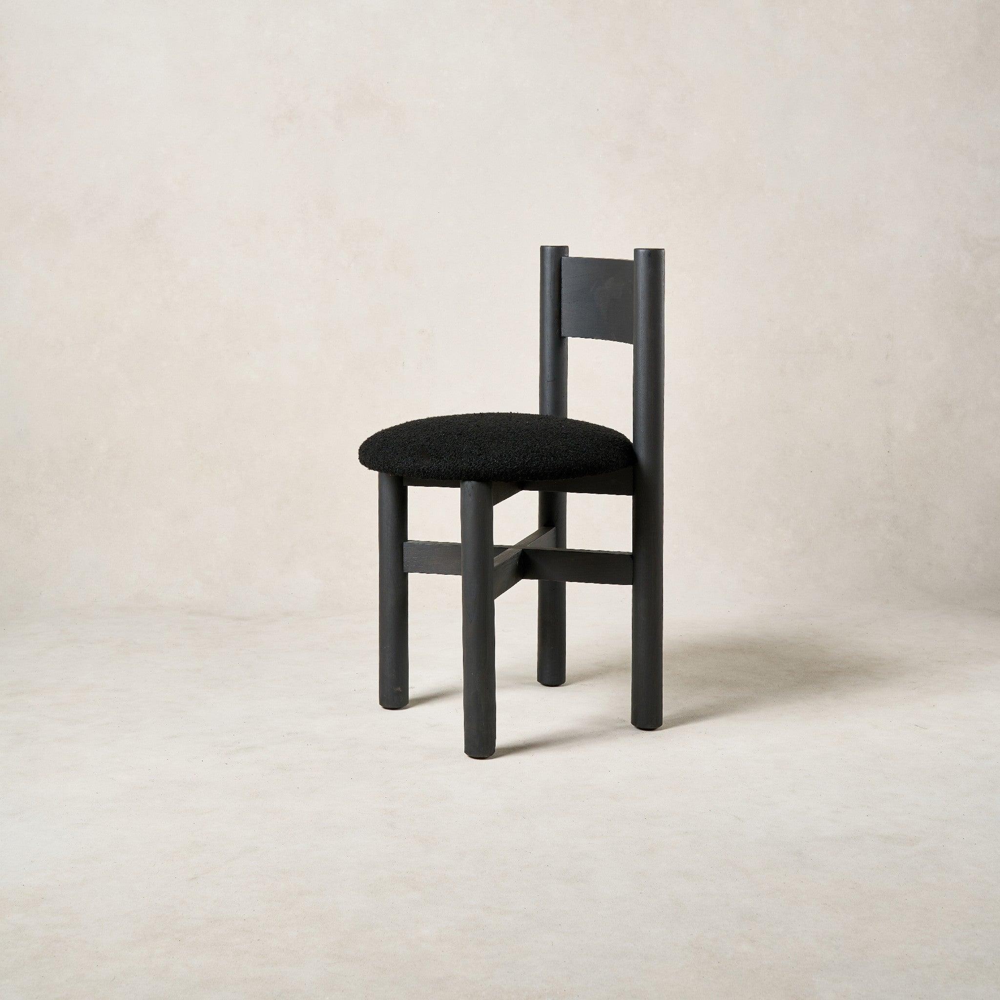 Chaise de salle à manger Teddy - Noir