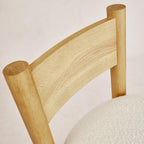Chaise de salle à manger Teddy - Chêne chaud