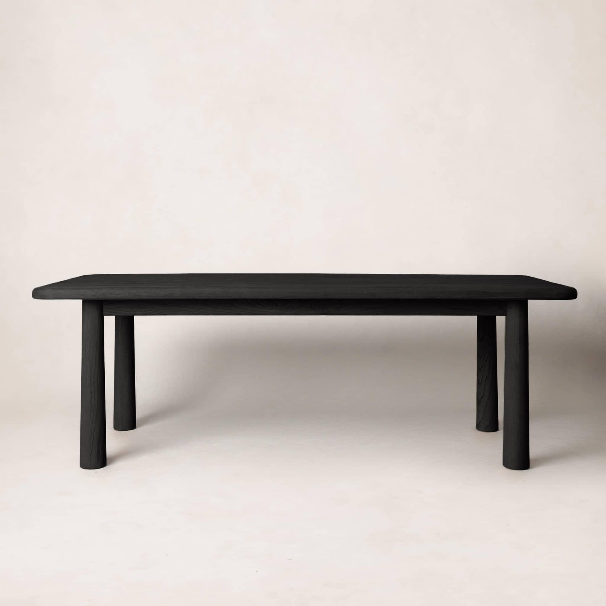Table à manger rectangulaire Topa Topa - Noir - 90