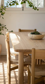 Topa Table de salle à manger rectangulaire Topa - Naturel