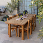Table à manger rectangulaire Topa Topa - Chêne chaud